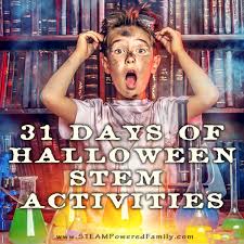 If you are teaching first grade, or have a first grader in your home, you know how fun teaching science can be! 31 Days Of Halloween Stem Activities And Projects