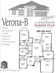 Optional 3 car garage and chef's kitchen. Bellaggio Floor Plans The Scherer Team
