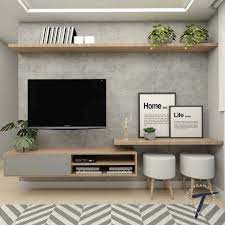 Meskipun minimalis tapi sudah ada kompor, oven dan wastafel yang sangat penting bagi dapur. Desain Interior Ruang Tv Minimalis Nuansa Abu Abu Yang Cozy Dan Modern Inspirasi Desain Rumah Terkini