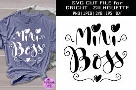 Download Mini Boss Svg Baby Shirt Svg By Midmagart Thehungryjpeg Com