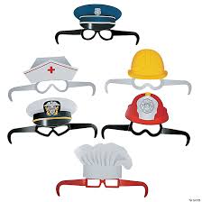 Print pages you would like to use. Community Helper Glasses