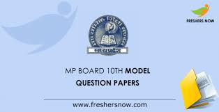 Mp Board 10th Previous Question Papers Pdf Mpbse Class 10