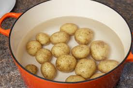 To make the garlic browned butter baby potatoes: Garlic Butter Smashed Potatoes The Dinner Bite