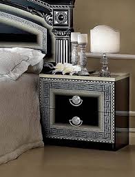 Check spelling or type a new query. Esf Aida Black Silver Lacquer Queen Bedroom Set 3ps Made In Italy Esf Aida Black Silver Q Set 3
