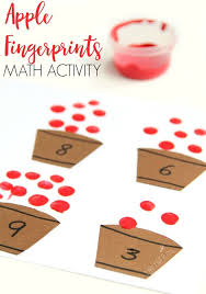 Low Prep Apple Counting Activity For Preschoolers Apple Activities Math Activities Preschool Math