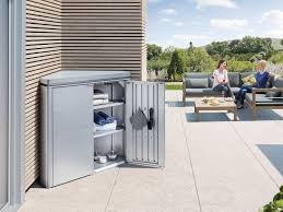 Biohort Geratehauser Und Stauraumlosungen Aus Metall Graf Bauzentrum Biohort Aussenmobel Bau