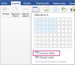 Insertar Una Tabla En Word Para Mac
