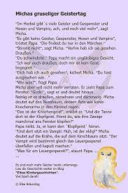 25 gruselgeschichten für kinder, jugendliche und erwachsene zu halloween, für übernachtungspartys oder einfach für gänsehaut zwischendurch. Michas Gruseliger Geistertag Elkes Kindergeschichten Geschichten Fur Kinder Gespenster Geschichten Gespenstergeschichte