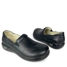 Alegria Black Clogs Professional Nursing Shoes