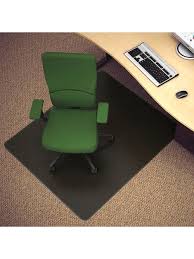 47 list price $54.00 $ 54. Deflect O Economat Vinyl Chair Mat For Hard Floors Rectangular 45 W X 53 D Black Office Depot
