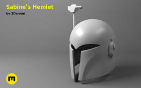 Hi, to everyone, i have been 3d modeling a accurate mandalorian armor and helmet , i started the modeling with lots of pictures and to many hours to count. Sabine Wren Helmet Updated 3d Print Model Cgtrader
