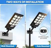 Brightever Solar Street Light Outdoor, 20000LM 6500K ...