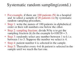 While reaching to conclusion about a large volume of data, we prefer to take samples from the whole population and as the simple random sampling involves more judgment and stratified random sampling needs complex process of classification of the data into. Seminar Sampling Methods