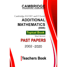 Cambridge igcse maths exam past papers. Cambridge Igcse Additional Mathematics 0606 Topical Past Papers Teacher S Book Mega Pack Year 2002 Oct 2020 Shopee Malaysia