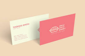 Minimal Bakery Business Card In 2020 Bakery Business Cards Bakery Business Cards Templates Business Card Template