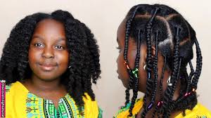 This hairstyle works well for casual events and. African Threading Braids And Twists Natural Hair Kids Style Youtube