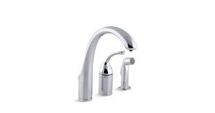 Industry standard is based on asme a112.18.1 of 500,000 cycles. K 10430 Forte Single Handle Remote Valve Kitchen Sink Faucet Kohler