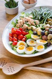 Easy Tuna Nicoise Salad Whole 30 Paleo The Chronicles Of Home Recipe Tuna Nicoise Salad Paleo Recipes Nicoise Salad