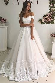 Check spelling or type a new query. Elegantes Fuera Del Hombro Apliques De Tul Una Linea De Vestidos De Novia Babyonlinewholesale Brautkleid Spitze Kleider Hochzeit Braut