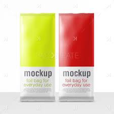 Sauce Sachet Packaging Psd Mock Up Packreate Candy Packaging Food Packaging Design Sachet
