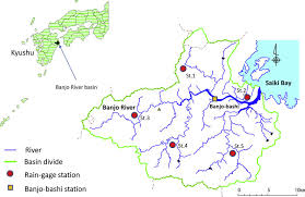 Travelers can find abundant natural surroundings outside the city in such places as sounkyo, kurobe gorge, takachiho gorge, oirase mountain stream, shinanogawa river, tone river, and lake biwa. Location Of The Banjo River Basin On Kyushu Island In Southwest Japan Download Scientific Diagram