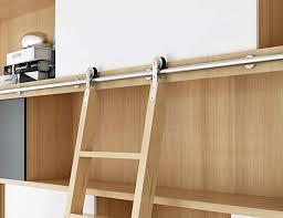 Diyhd 10ft Stainless Steel Sliding Library Ladder Hardware No Ladder No Floor Roller Amazon Com Library Ladder Sliding Ladder Rolling Ladder A 6′ utility ladder track (item 47579), priced at $54.99;