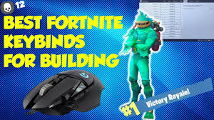 I recommend setting your dpi to either 400 or 800 96% of fortnite pro players use a polling rate of 1,000. Best Keybinds For Building In Fortnite Advanced Fortnite Tips Logitech G502 Youtube