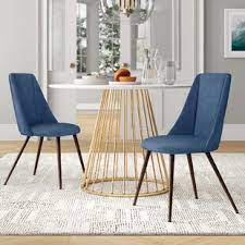 Huge range of dining room chairs for home or trades. Fabric Covered Dining Chairs Wayfair