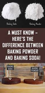 A Must Know Here S The Difference Between Baking Powder And Baking Soda Baking Soda Baking Powder Baking Powder Baking Soda