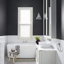 You are wondering how to update your bathroom decor today and keep it pewter and gunmetal is a great trend. 19 Inspirational Black And White Bathrooms