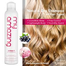 Specifically formulated for white, silver, platinum and ash hair colors, this dry shampoo works to absorb oil, add volume and provide a dry texture that keeps styles in place for longer without. Buy My Amazing Extend It Dry Shampoo For Women And Men To Refresh Hair 7 Oz Professional Natural Dry Shampoos To Add Volume And Shine With Black Currant And Peony Fragrance