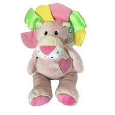 Ganz Baby Lion Pink Yellow Green Plush Soft Lovely Toy Crinkle Stuffed Animal Babyganz In 2021 Soft Toy Animals Plush Stuffed Animals Baby Lion