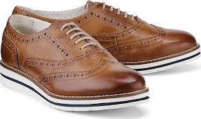 Rockport men's eureka walking shoe. Cox Oxford Schnurschuh Mittelbraun Gortz 46047907