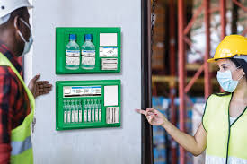 Laboratory Shower With Eye/Face Wash - Hughes Safety Showers