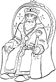Koenig Auf Dem Thron Malvorlagen Ausmalbilder Ausmalen