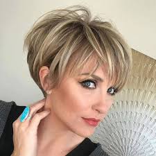 Bangs look fun and feminine for all women irrespective of their age. Kuvahaun Tulos Haulle Lyhyet Hiukset 2019 Stylish Short Haircuts Thick Hair Styles Short Hair Styles