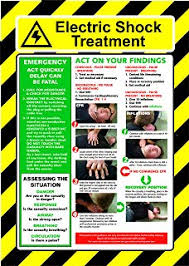First Aid For Electric Shock Poster The Guide Ways