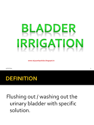 Image result for Bladder Irrigation