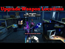 Stats for each weapon are laid out by rarity starting from lowest rarity, common, to the highest rarity, legendary. Upgrade A Weapon Locations In Fortnite Chapter 2 Season 5 Npc S Youtube