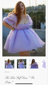The Lilac Puff Dress Puff Dress Dresses Lilac
