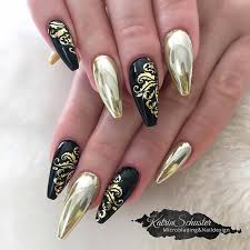 But, that doesn't mean you can't have it with shorter nails. 21 Bold And Edgy Black Coffin Nails Stayglam