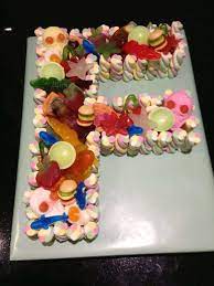 Alphabet cake, alphabet letters design, number birthday cakes. Letter F Sweet Cake Sweet Cones Sweet Cakes