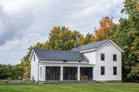 When the local owner bought the property for his business, zoning did not allow a commercial structure so the owner. For 795k This 1865 Greek Revival Farmhouse Could Be Your Escape From New York Dwell