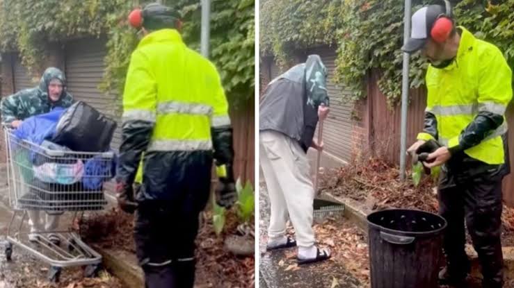 Gardener's response to homeless man begging for money receives nationwide praise