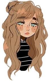 Anime girls png images anime girls transparent png vippng. Pretty Aesthetic Anime Girl With Brown Hair