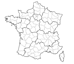 Learn about the all the different regions in france with maps, information and the main cities. Carte De France Vierge Pdf Departements Regions