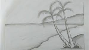 Gambar pemandangan bawah laut hitam putih selasa, 19 oktober 1993 add comment edit. Gambar Sketsa Pemandangan Alam Kota Desa Pantai Laut Hutan