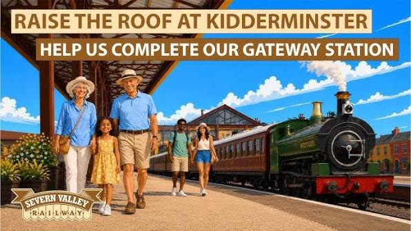 Help us RAISE THE ROOF at Kidderminster Town Station!