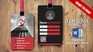 Template name tag anak tk. Name Tag Docx Kumpulan Contoh Name Tag Word Beserta Filenya Templatekita Com