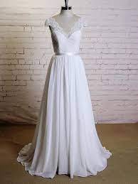 Lace Cap Sleeves V Neck Cheap Beach Wedding Dresses Online Wdy0244 Wedding Dress Cap Sleeves Wedding Dresses Lace Online Wedding Dress